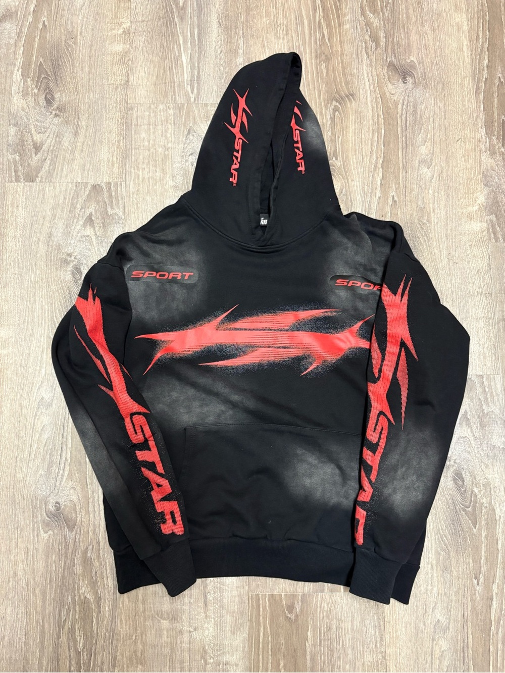 Hellstar motion blur hoodie size small